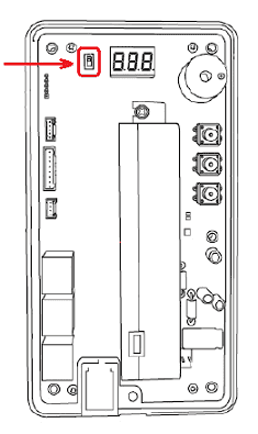 Переключение режимов индикатора алкоголя