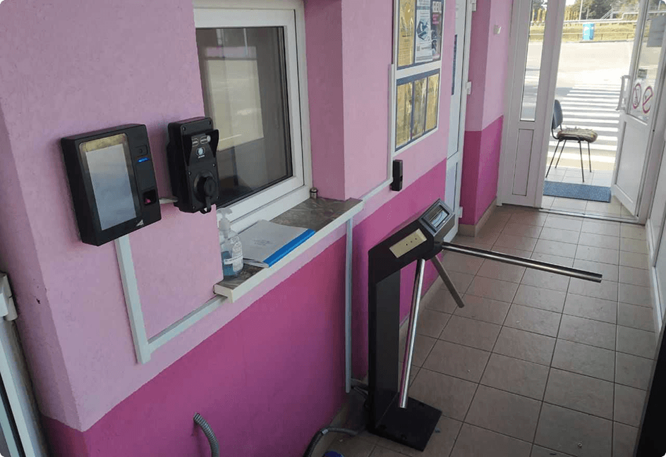 Graphic plan with checkpoints in TARGPatrol web application