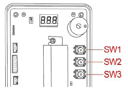 Рисунок 1 - Расположение кнопок и дисплея на плате индикатора алкоголя TC DINGO B-02